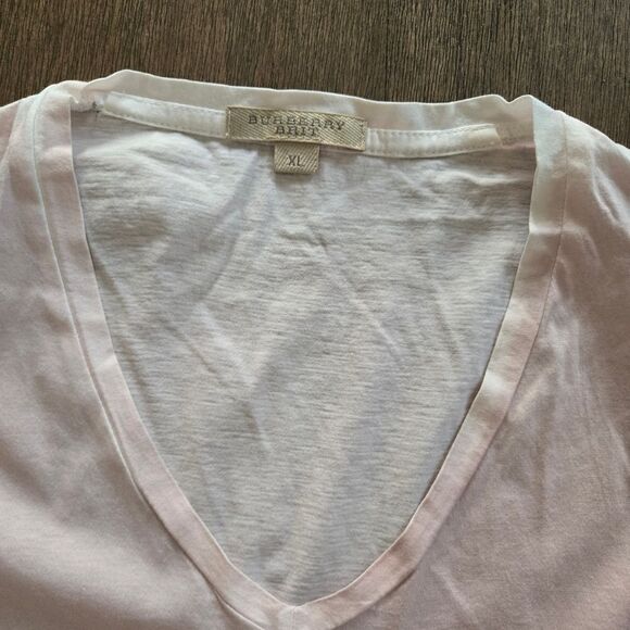 Burberry Pink t-shirt Logo size XL - Picture 4 of 10